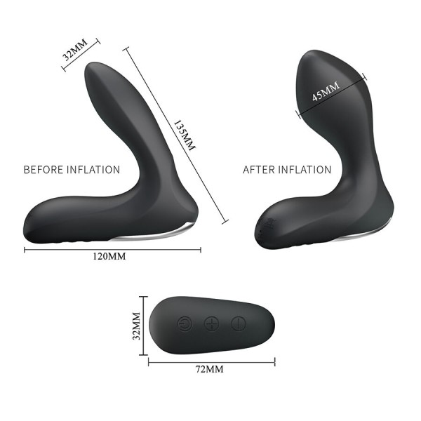 MR Play - Masseur DE Prostate Avec Télécommande À Vibrations