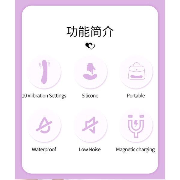 Pretty Love - DJ Dick Vibrador Punto G Morado