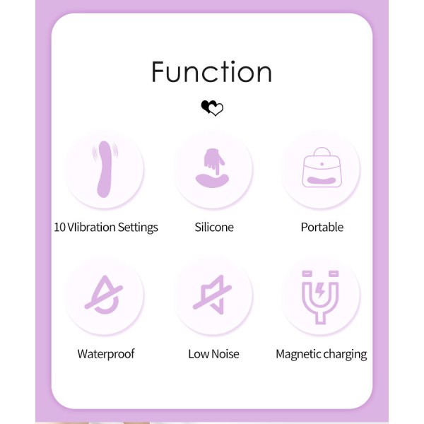 Pretty Love - DJ Rabbit Vibrateur Point G Violet