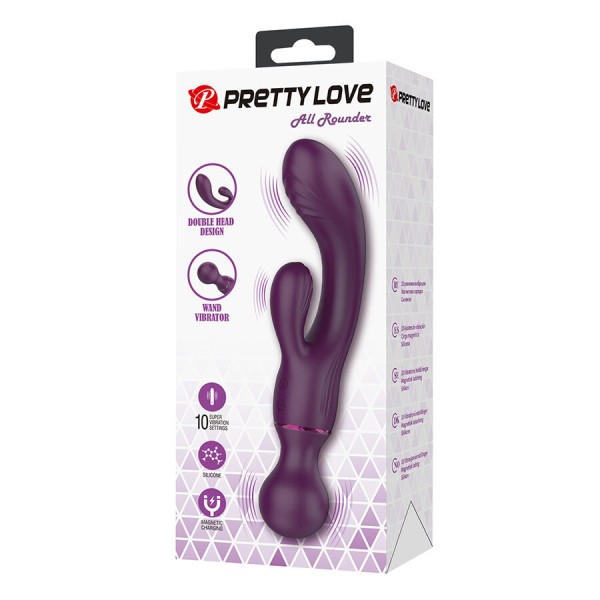 Pretty Love - Vibrador Multiusos Punto G Morado
