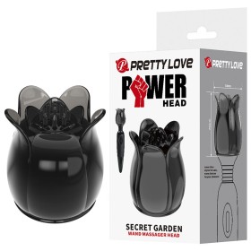 Pretty Love - Secret Garden Tête DE Massage Noire