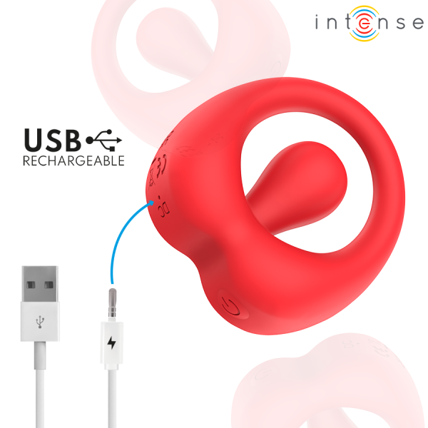 Intense - Russell Anillo Vibrador CON Estimulación DE Clítoris...