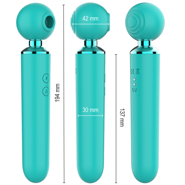 INTENSE - HAMBY STIMULATEUR MULTIFONCTIONNEL À SUCCION ET VIBRATION