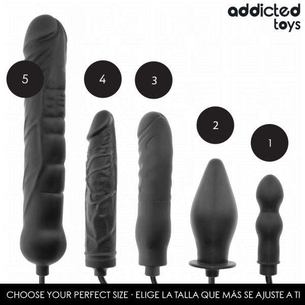 ADDICTED TOYS - PLUG ANAL DOBLE INFLABLE MODELO 3