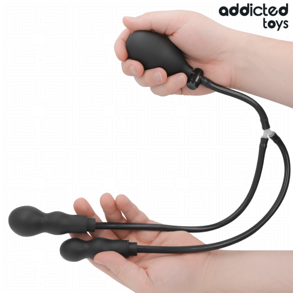 ADDICTED TOYS - PLUG ANAL DOBLE INFLABLE MODELO 3
