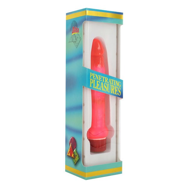 SEVEN CREATIONS - VIBRATEUR ANAL ROSE JELLY THIN