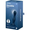 SATISFYER - DILDO DE SILICONE DOUBLE BALL-R AZUL