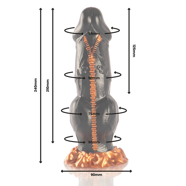ÉPICO - DEIMOS DILDO PODER DO ÊXTASE