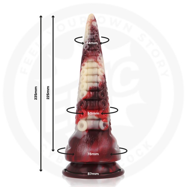 ÉPICO - DILDO DRAXIS ABYSMAL SHADOW