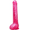 BAILE - DILDO DONG ROSA REALÍSTICO COM VENTOSA
