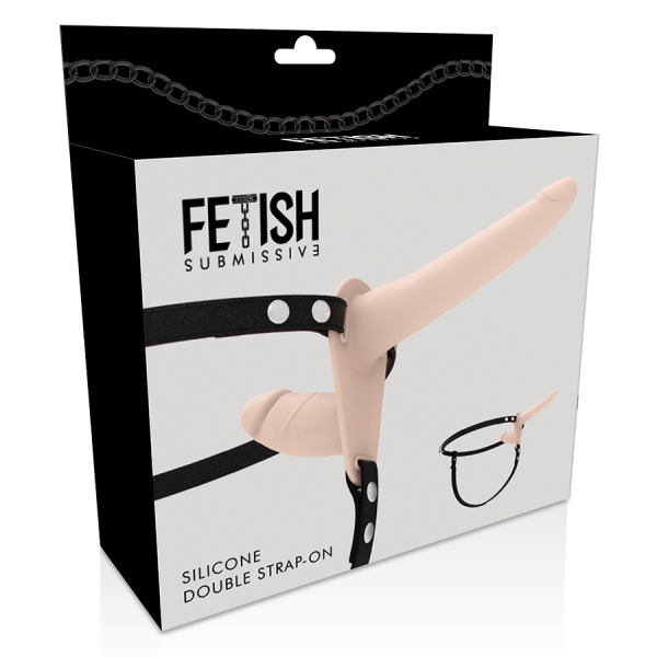 FETISH SUBMISSIVE HARNESS - DOUBLE PÉNÉTRATION CHAIR FETISH SUBMISSIVE HARNESS
