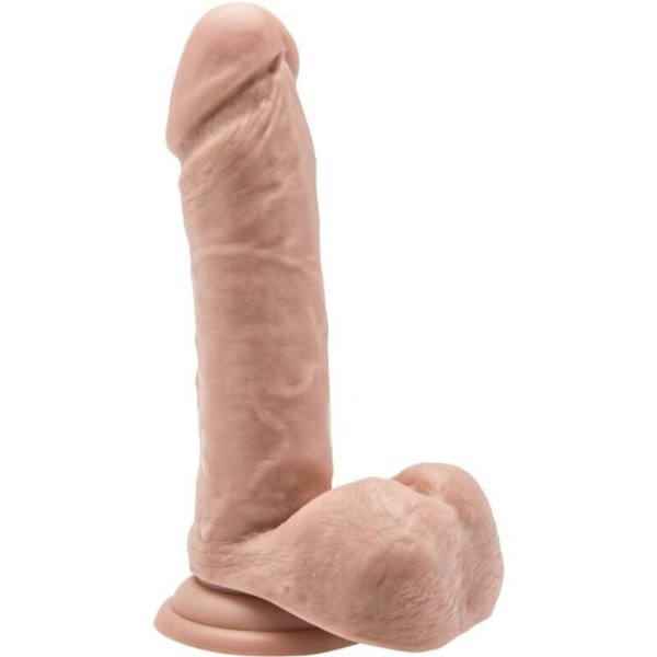 GET REAL - DILDO DE 18 CM COM CONTAS DE PELE