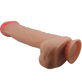 BONITO AMOR - SÉRIE SLIDING SKIN DILDO REALÍSTICO COM VENTOSA DESLIZANTE PELE CARNE 26 CM