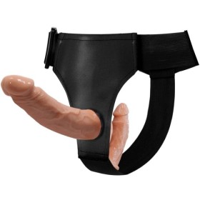 BAILE - DILDO DUPLO ULTRA APAIXONADO COM ARNÊS COLEÇÃO BAILE HARNESS