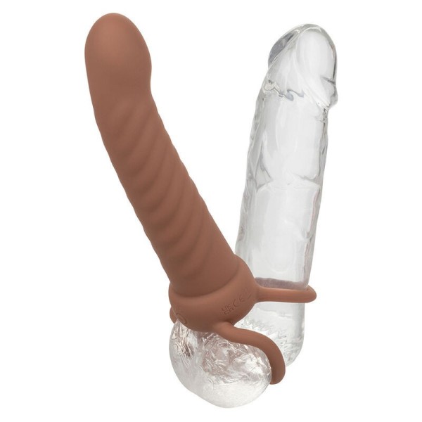 CALEXOTICS - MAXX RIBBED DOBLE PENETRADOR 10 VIBRACIONES CALEXOTI