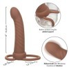 CALEXOTICS - MAXX RIBBED DOBLE PENETRADOR 10 VIBRACIONES CALEXOTI