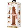 BONITO AMOR - DILDO REALÍSTICO QUENTIN 18 CM MARROM