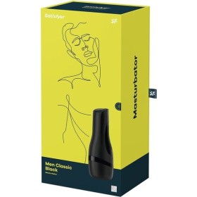 SATISFYER - MASTURBADOR CLÁSSICO PARA HOMENS NEGROS