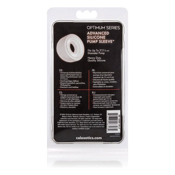 CALEXOTICS - MANCHON DE POMPE EN SILICONE ADV TRANSPARENT
