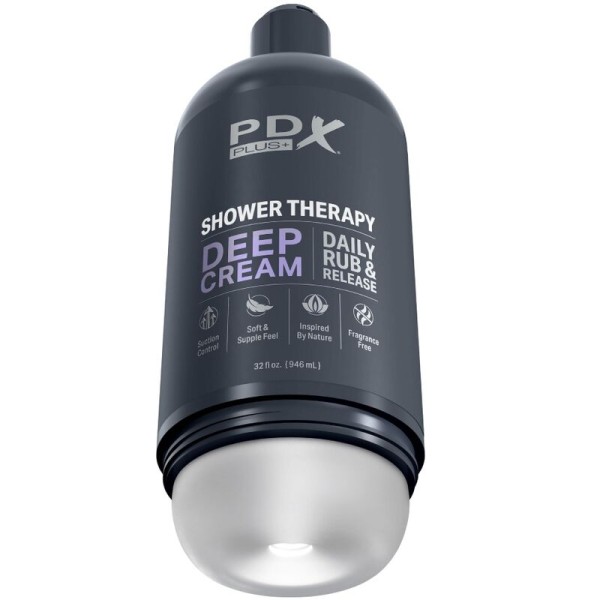 PDX PLUS - STROKER DISCREET MASTURBATOR DEEP CREAM SHAMPOO DESIGN DE GARRAFA
