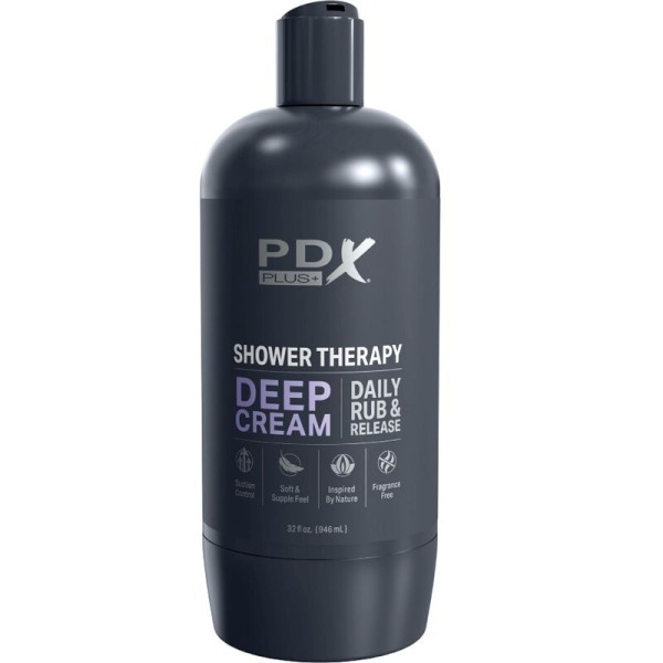 PDX PLUS - STROKER DISCREET MASTURBATOR DEEP CREAM SHAMPOO DESIGN DE GARRAFA