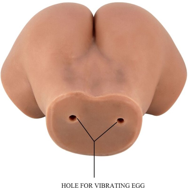 CRAZY BULL - HAILEY VIBRATEUR FESSIER AVEC CONTRÔLE RÉALISTE DU VAGIN ET DE L'ANUS À TÉLÉCOMMANDE