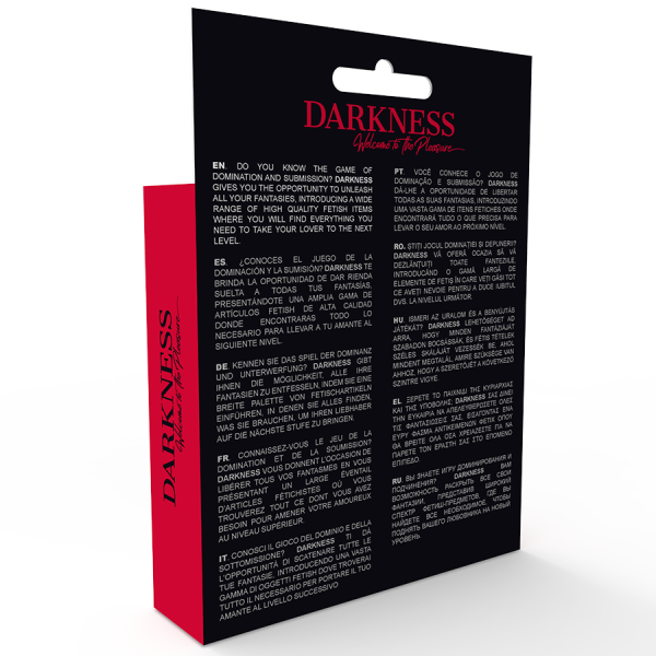 DARKNESS - ARNÉS CON AGUJERO TALLA ÚNICA DARKNESS SENSACIONES