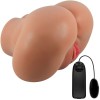 CRAZY BULL - LUNA VIBRATEUR FESSIER AVEC CONTRÔLE RÉALISTE DU VAGIN ET DE L'ANUS À TÉLÉCOMMANDE