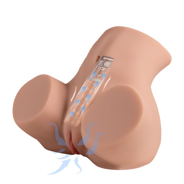 XISE - DANAE MASTURBATEUR VAGINAL RÉALISTE À VIBRATION MULTI-POSITIONS