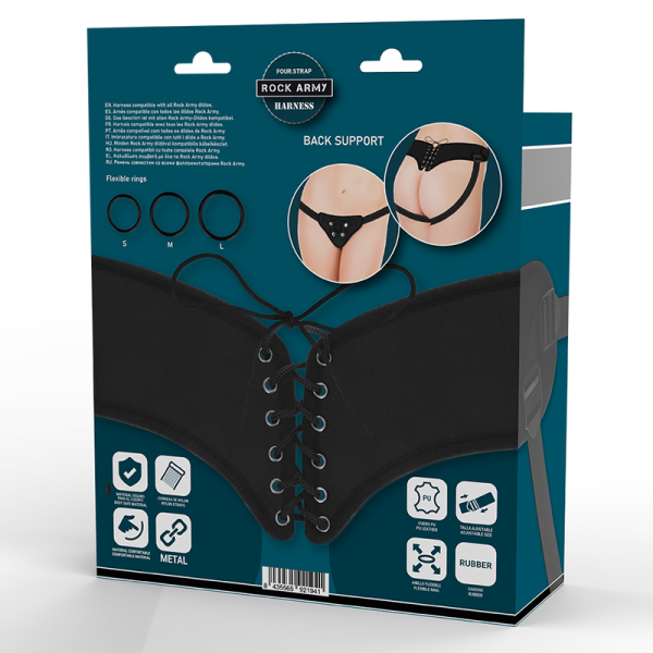 ROCKARMY - HARNAIS RÉGLABLE ET ANNEAUX FLEXIBLES ROCK ARMY