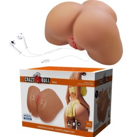 CRAZY BULL - VIBRADOR FEMININO REALÍSTICO ILANA E HICKET COM SOM 6,8 KG