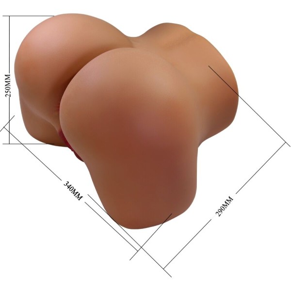 CRAZY BULL - VIBRADOR FEMININO REALÍSTICO WENDY E HICKET COM SOM 11 KG