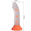 PRETTY LOVE - MAGIC NIGHTFALL VIBRATION-FREE LIGHT ORANGE DILDO