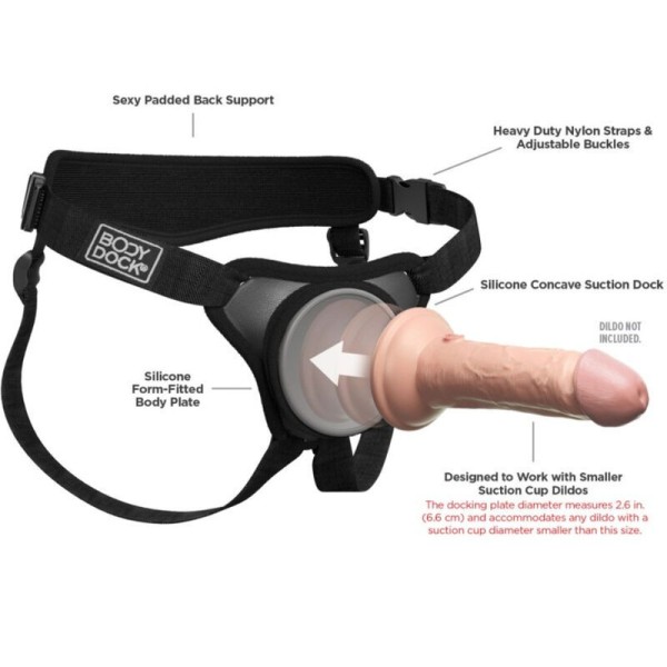 PIPEDREAMS - MINI HARNAIS BODY DOCK ELITE PIPEDREAMS