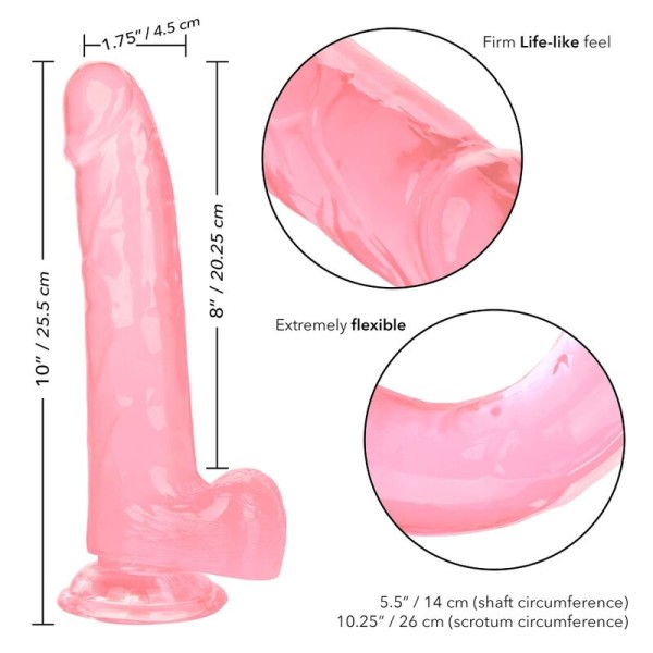 CALEXOTICS - DILDO ROSA QUEEN SIZE 20,3 CM