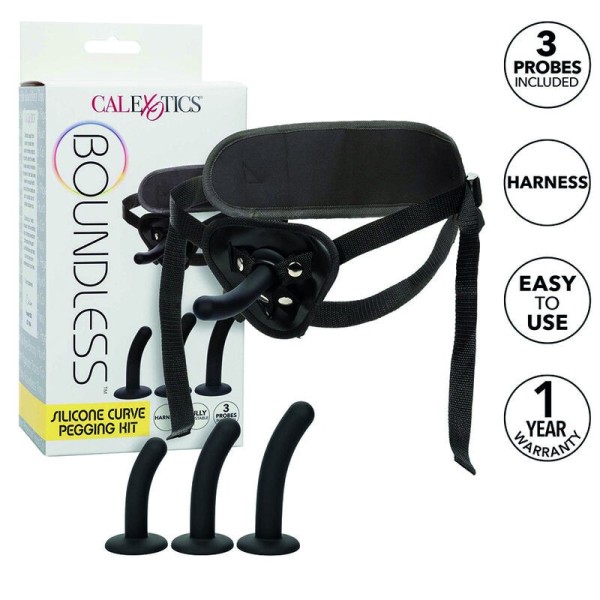 CALEXOTICS - KIT DE TORNOZELO CURVA DE SILICONE SEM LIMITES CALEXOTICS