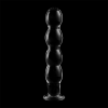 SÉRIE NEBULA DE IBIZA - MODELO 10 DILDO DE VIDRO BOROSILICADO TRANSPARENTE 16,5 CM -O- 3,5 CM