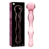 SÉRIE NEBULA DE IBIZA - MODELO 13 DILDO VIDRO BOROSILICADO ROSA 18 CM -O- 3,5 CM