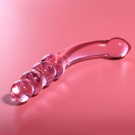 SÉRIE NEBULA DE IBIZA - MODELO 14 DILDO DE VIDRO BOROSILICADO ROSA 18,5 CM -O- 3 CM