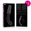 SÉRIE NEBULA DE IBIZA - MODELO 14 DILDO DE VIDRO BOROSILICADO ROSA 18,5 CM -O- 3 CM