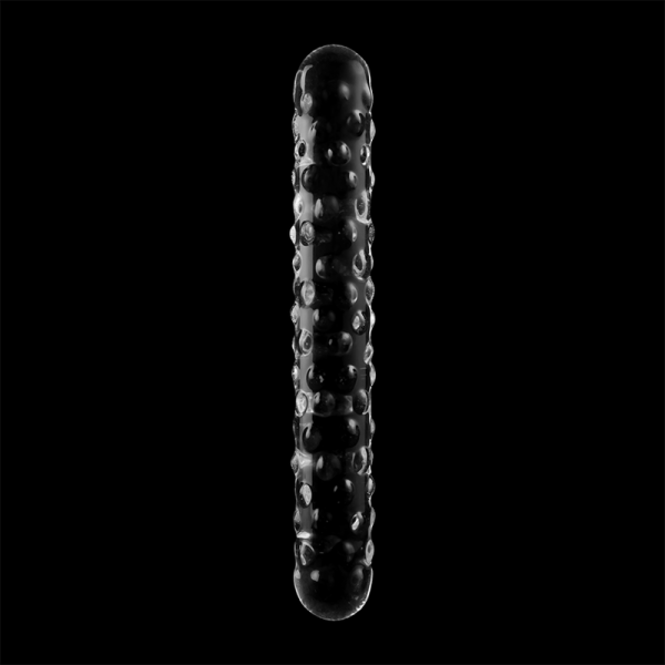 SÉRIE NEBULA DE IBIZA - MODELO 15 DILDO DE VIDRO BOROSILICADO TRANSPARENTE 18,5 CM -O- 3 CM
