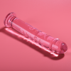 SÉRIE NEBULA DE IBIZA - MODELO 16 DILDO DE VIDRO BOROSILICADO ROSA 18,5 CM -O- 3 CM