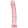 NEBULA SERIES BY IBIZA - MODÈLE 16 GODE EN VERRE BOROSILICATE ROSE 18.5 CM -O- 3 CM
