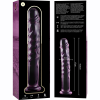 SÉRIE NEBULA DE IBIZA - MODELO 16 DILDO DE VIDRO BOROSILICADO ROSA 18,5 CM -O- 3 CM