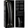 SÉRIE NEBULA DE IBIZA - MODELO 17 DILDO DE VIDRO BOROSILICADO TRANSPARENTE 18,5 CM -O- 3 CM