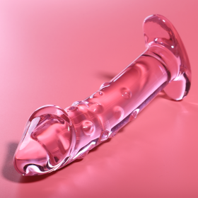 NEBULA SERIES BY IBIZA - MODÈLE 19 GODE EN VERRE BOROSILICATE ROSE 18.5 CM -O- 4 CM