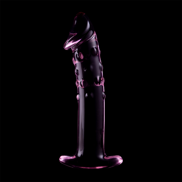 SÉRIE NEBULA DE IBIZA - MODELO 19 DILDO VIDRO BOROSILICADO ROSA 18,5 CM -O- 4 CM