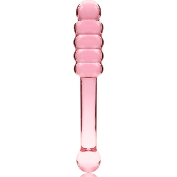 NEBULA SERIES BY IBIZA - MODÈLE 20 GODE EN VERRE BOROSILICATE ROSE 20.5 CM -O- 3 CM