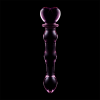 SÉRIE NEBULA DE IBIZA - MODELO 21 DILDO DE VIDRO BOROSILICADO ROSA 20,5 CM -O- 3,5 CM