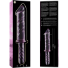 SÉRIE NEBULA DE IBIZA - MODELO 24 DILDO DE VIDRO BOROSILICADO ROSA 28,5 CM -O- 5 CM